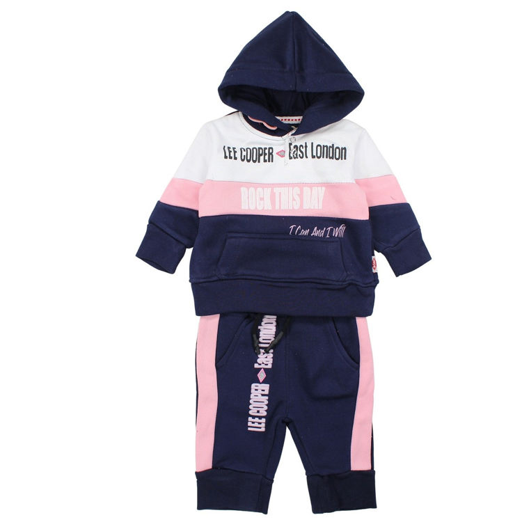 Picture of LC11667-THERMAL HOODY  FLEECE GIRLS TRACKSUIT / JOGGING